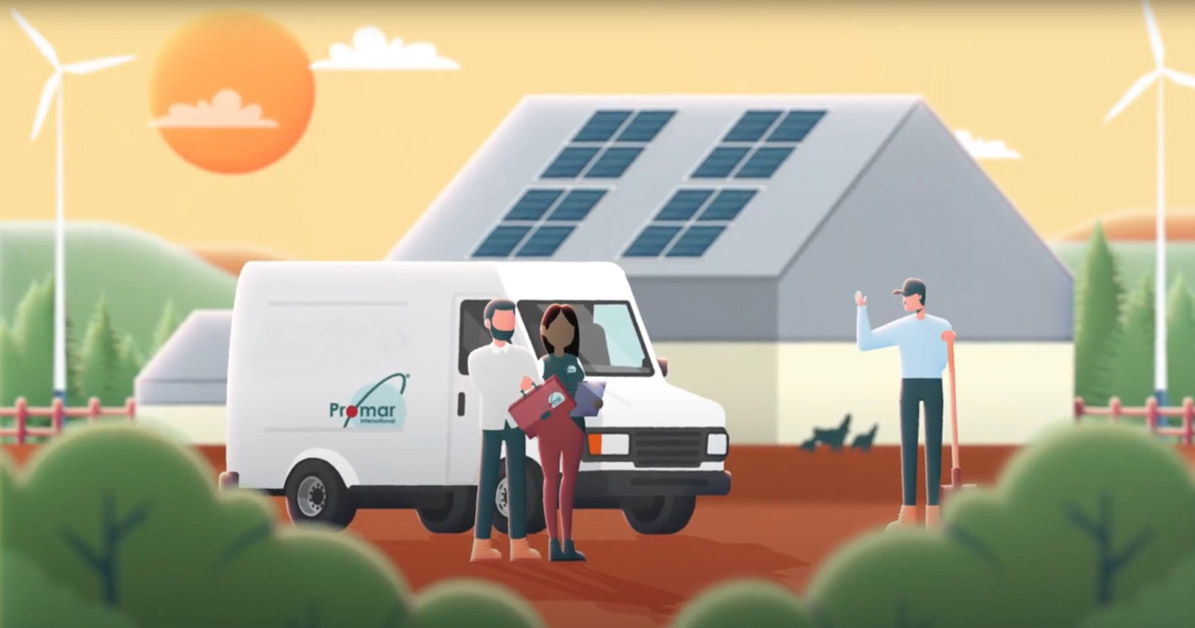 Digital cartoon of farmer with Financial Farm Management account consultant.