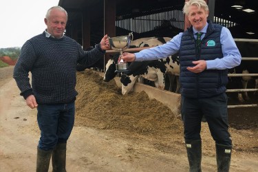 This year's winner of Milkminder manager of the year